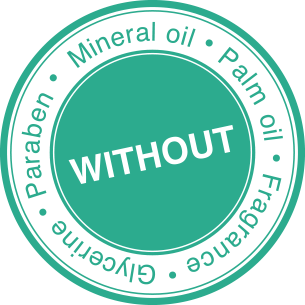 Viramal products are made without mineral oil, palm oil, parabens, surfactants, fragrance or glycerine